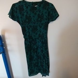 Vintage floral print dress